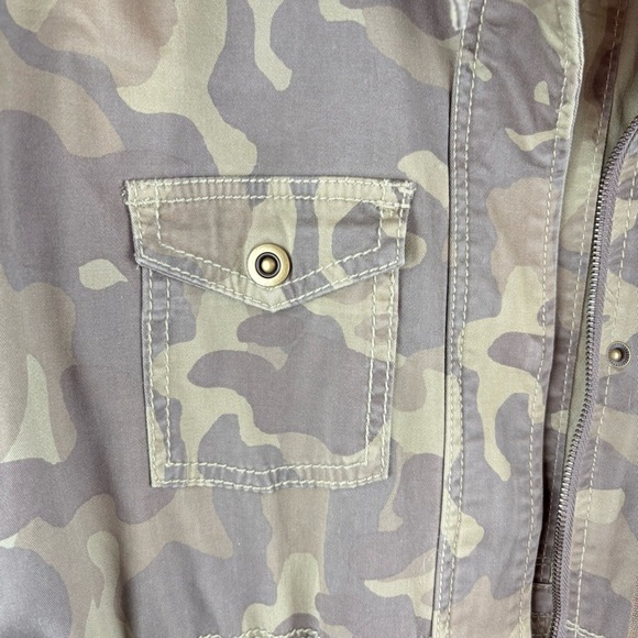 Anthropologie Marrakech Camouflage Anorak Camo Military Jacket Size XS - Picture 6 of 8